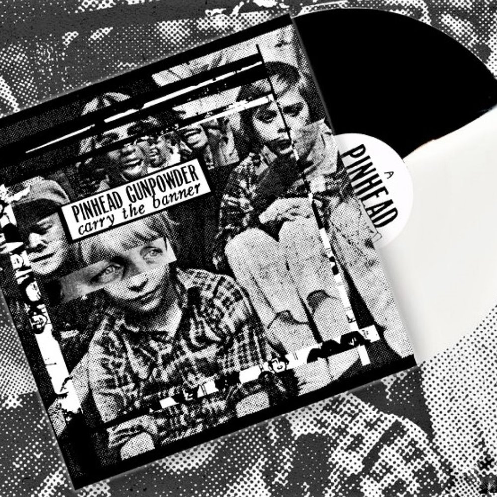 Pinhead Gunpowder Carry The Banner LP ~ Ltd Ed Split Colored Vinyl ~ Brand New!